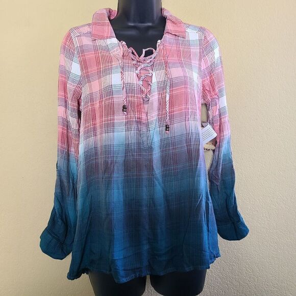 NWT One World Ombre Top - Picture 1 of 7
